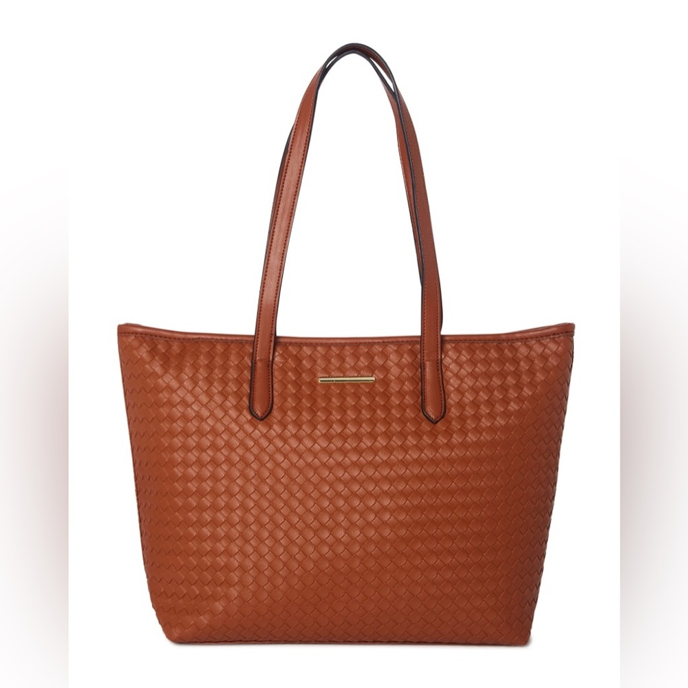 Time and Tru Women's 3-Piece Handbag Set Woven Cognac
Color: Cognac Woven Brown - Picture 2 of 8